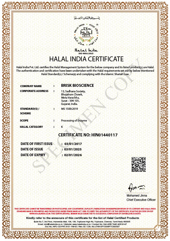 Halal Certificate